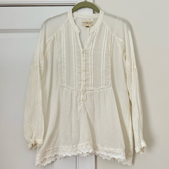 Denim & Supply Ralph Lauren Tops - Denim & Supply Ralph Lauren Cotton Gauze Prairie Blouse